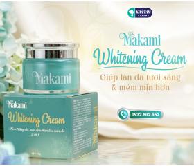 Kem trắng da, mờ dấu hiệu lão hóa da 2in1 MAKAMI - 15G