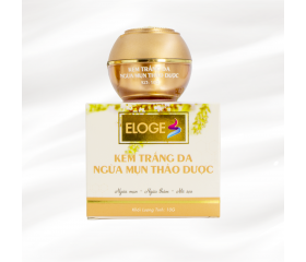 Kem trắng da ngừa mụn thảo dược Eloge 10g