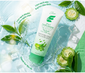 Sữa rửa mặt 2in1 Elisa Trà xanh-Nha đam-Khổ qua