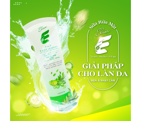 Sữa rửa mặt 2in1 Elisa Trà xanh-Nha đam-Khổ qua