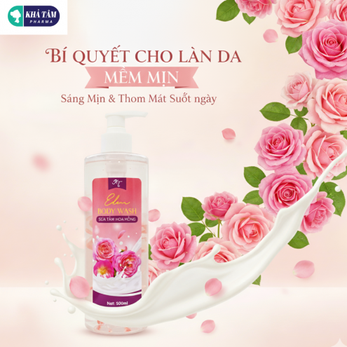 SỮA TẮM HOA HỒNG EDENA 500ml