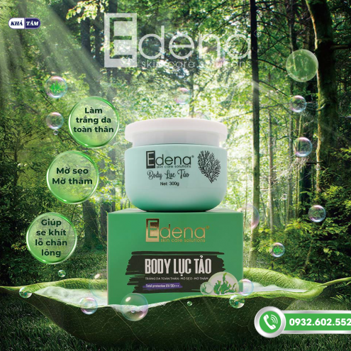 BODY LỤC TẢO EDENA 300G