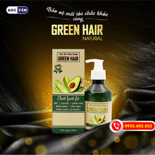 DẦU XẢ GREEN HAIR Natural 