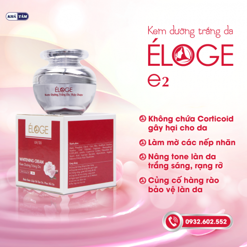 KEM DƯỠNG TRẮNG DA ELOGE E2 25G