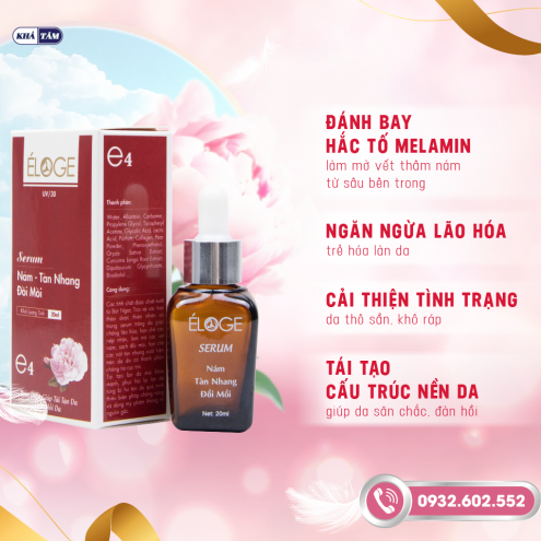 SERUM NÁM - TÀN NHANH ELOGE E4 20ML