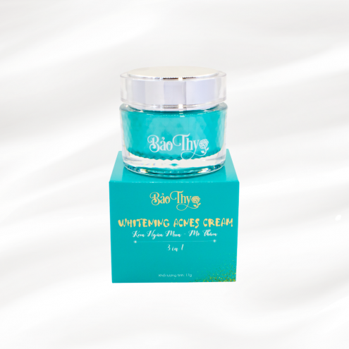 BẢO THY-Whitening Acnes Cream Kem Ngừa Mụn Mờ Thâm 3in1