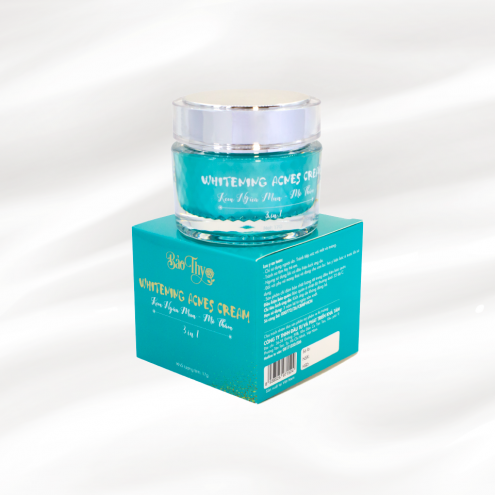 BẢO THY-Whitening Acnes Cream Kem Ngừa Mụn Mờ Thâm 3in1
