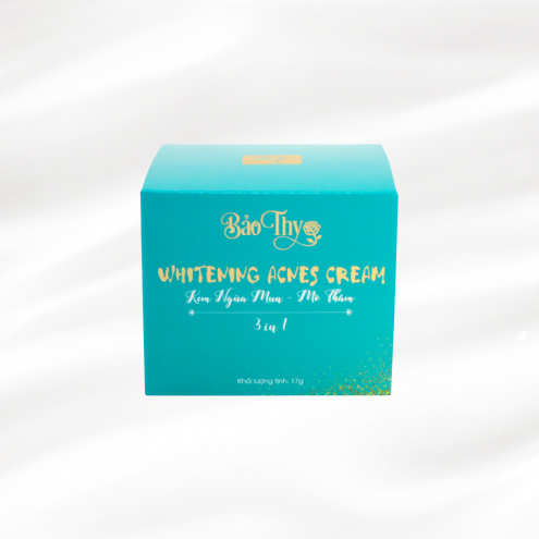 BẢO THY-Whitening Acnes Cream Kem Ngừa Mụn Mờ Thâm 3in1