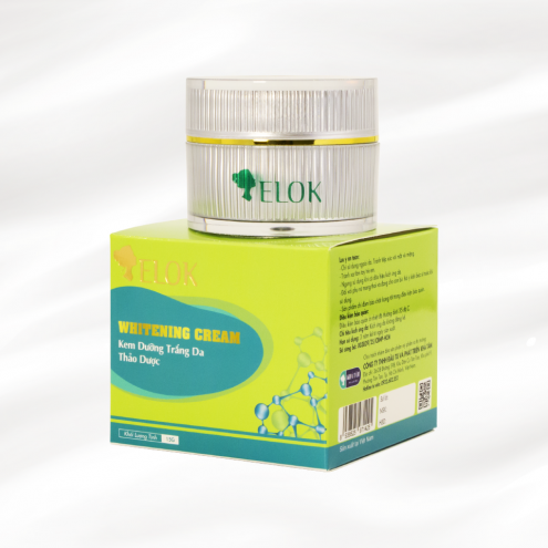 Kem Dưỡng Trắng Da Thảo Dược Elok 15G