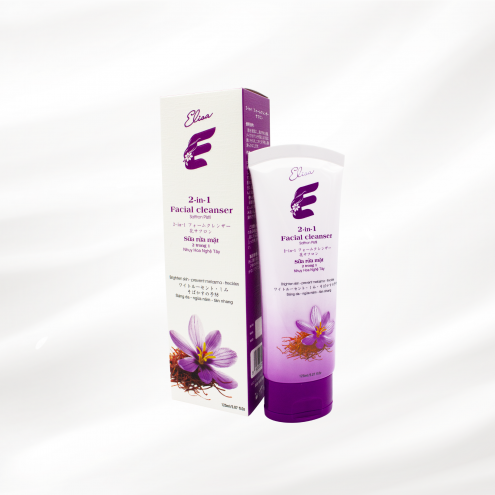 Sữa rửa mặt 2in1 Elisa Nhụy hoa Nghệ Tây