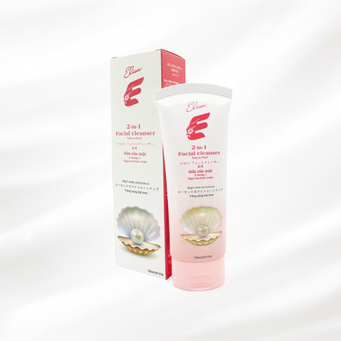 Sữa rửa mặt 2in1 Elisa Ngọc Trai
