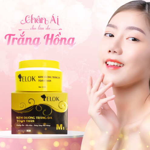 Kem Dưỡng Trắng Da Toàn Thân Elok M1 200G 