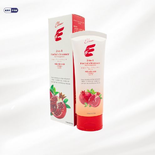 Sữa rửa mặt 2in1 Elisa Lựu đỏ