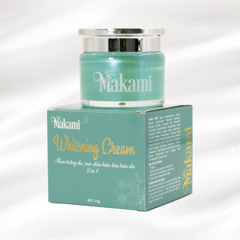 Kem trắng da, mờ dấu hiệu lão hóa da 2in1 MAKAMI - 15G