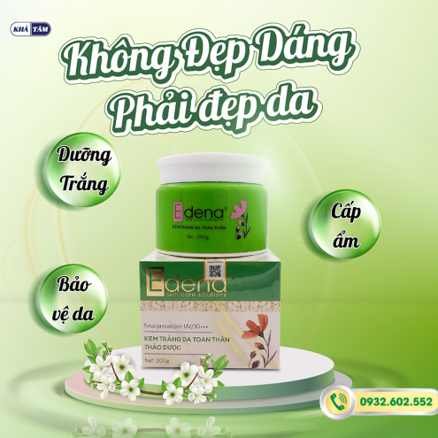 KEM TRẮNG DA TOÀN THÂN EDENA 200G