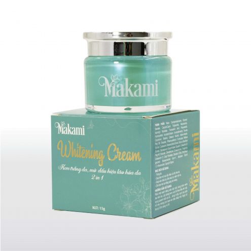 Kem trắng da, mờ dấu hiệu lão hóa da 2in1 MAKAMI - 15G